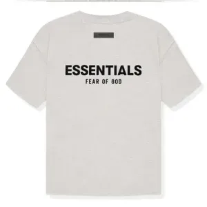 Fear Of God Essentials Light Oatmeal T-Shirt